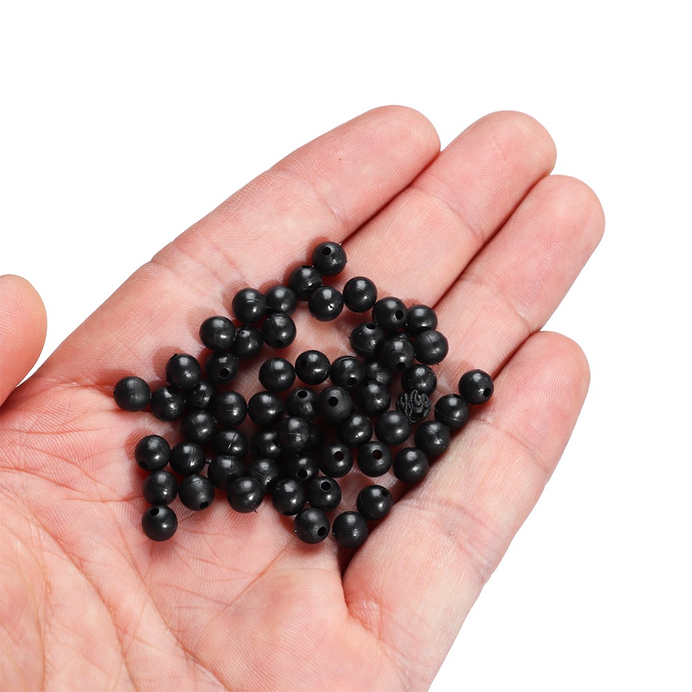 Perles de pêche noires rondes  - Fishing Lure Soft Plastic avis et prix
