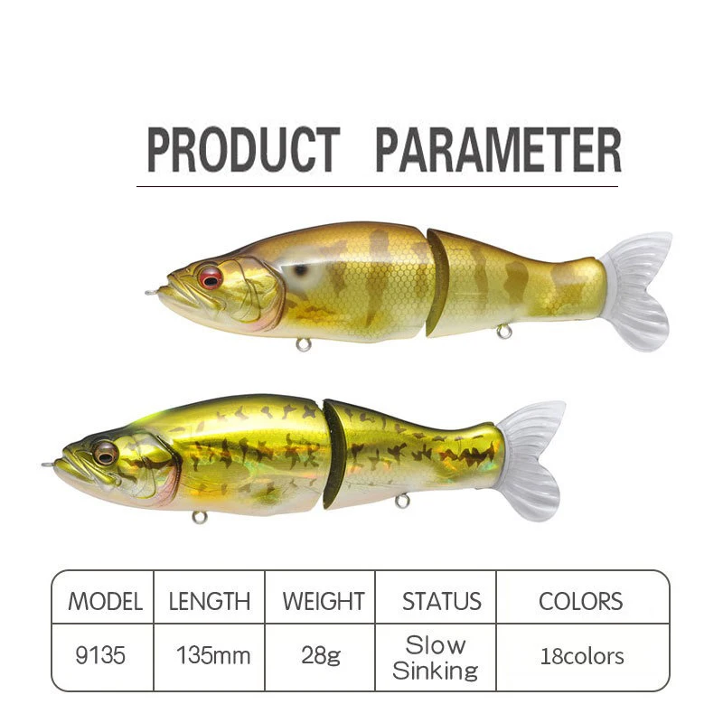 Leurre de pêche Swimbait 135mm - Fishing Lure Popper avis et prix